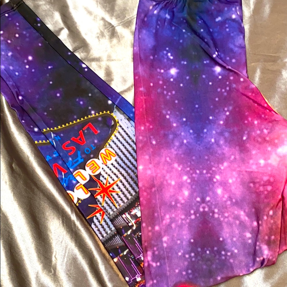 Las Vegas space leggings